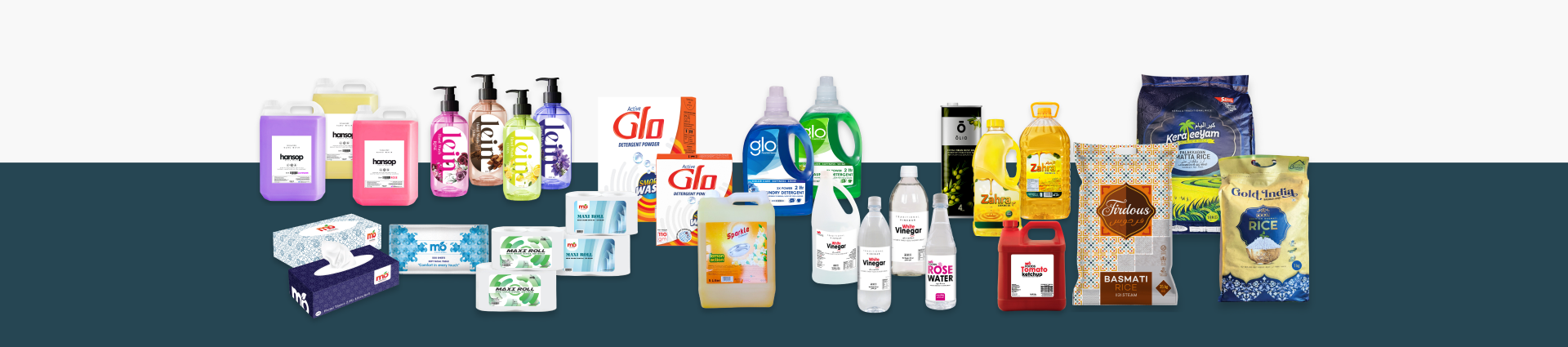 Our brand Banner Grey